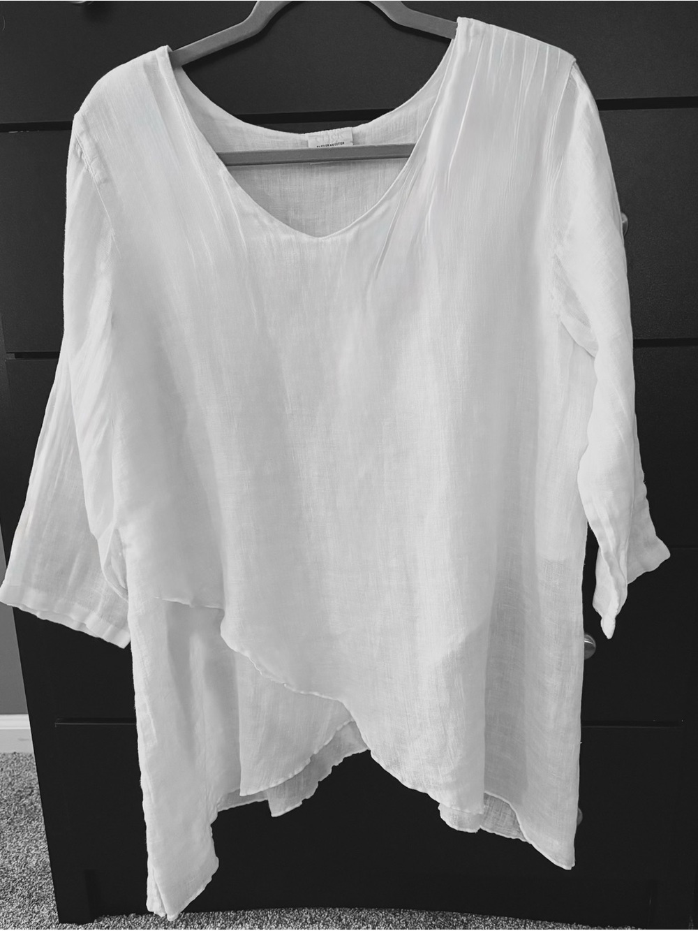 ❤️ Color Me Cotton 100% Linen Tunic, Size XL